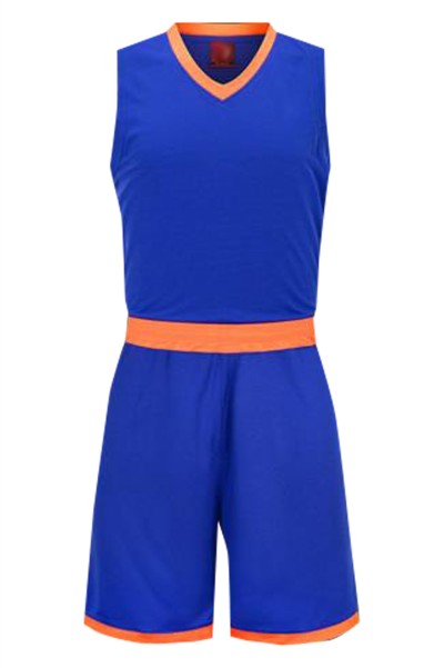SKWTV061 manufacturing basketball suit sportswear design sleeveless jacket training suit wave shirt center detail view-5